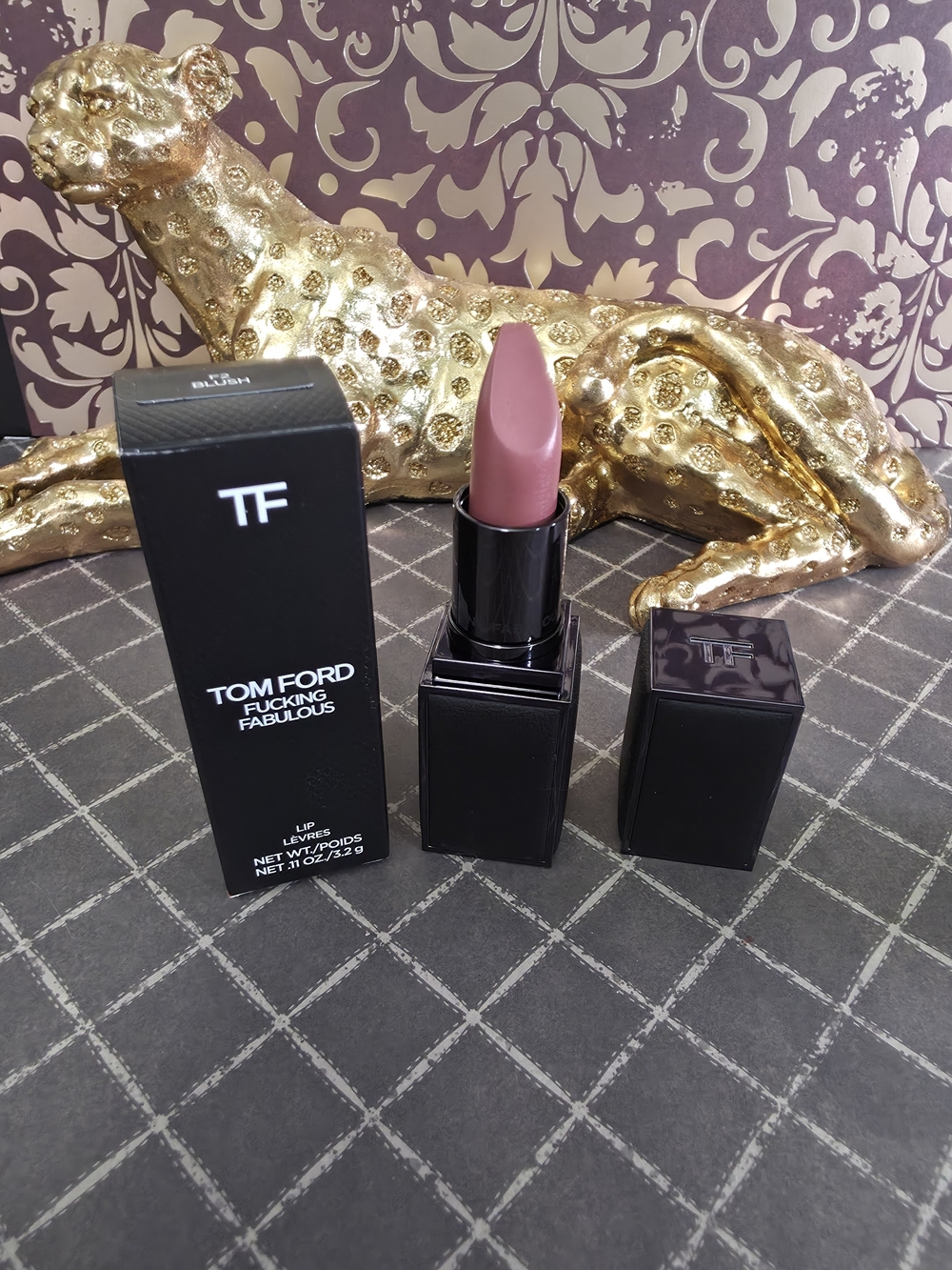 Tom Ford Lipstick in Mauve Pink - Satin Cream Lip Color F2 Blush